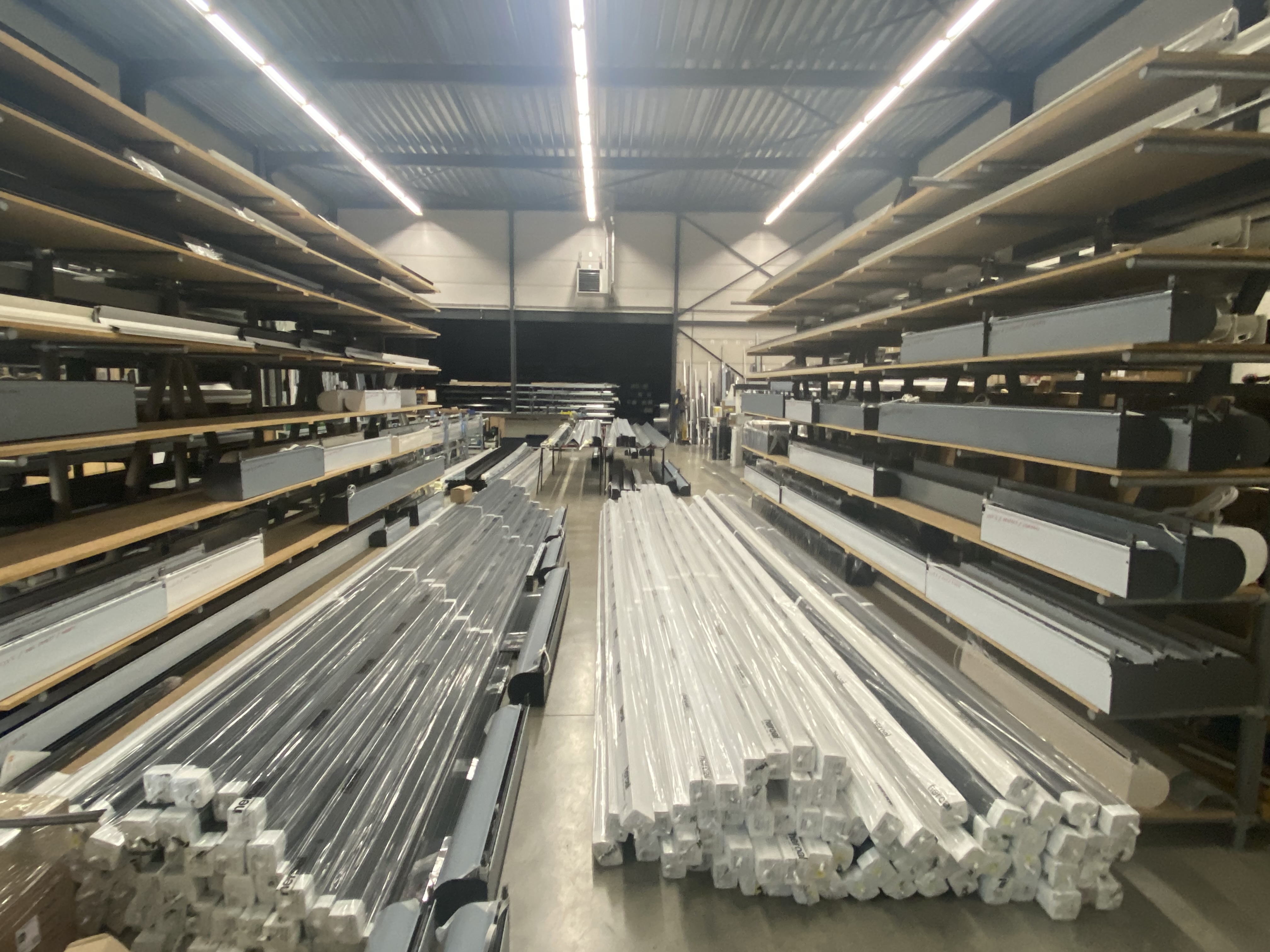Overzicht van de werkplaats en onderdelenvoorraad van SunSystem